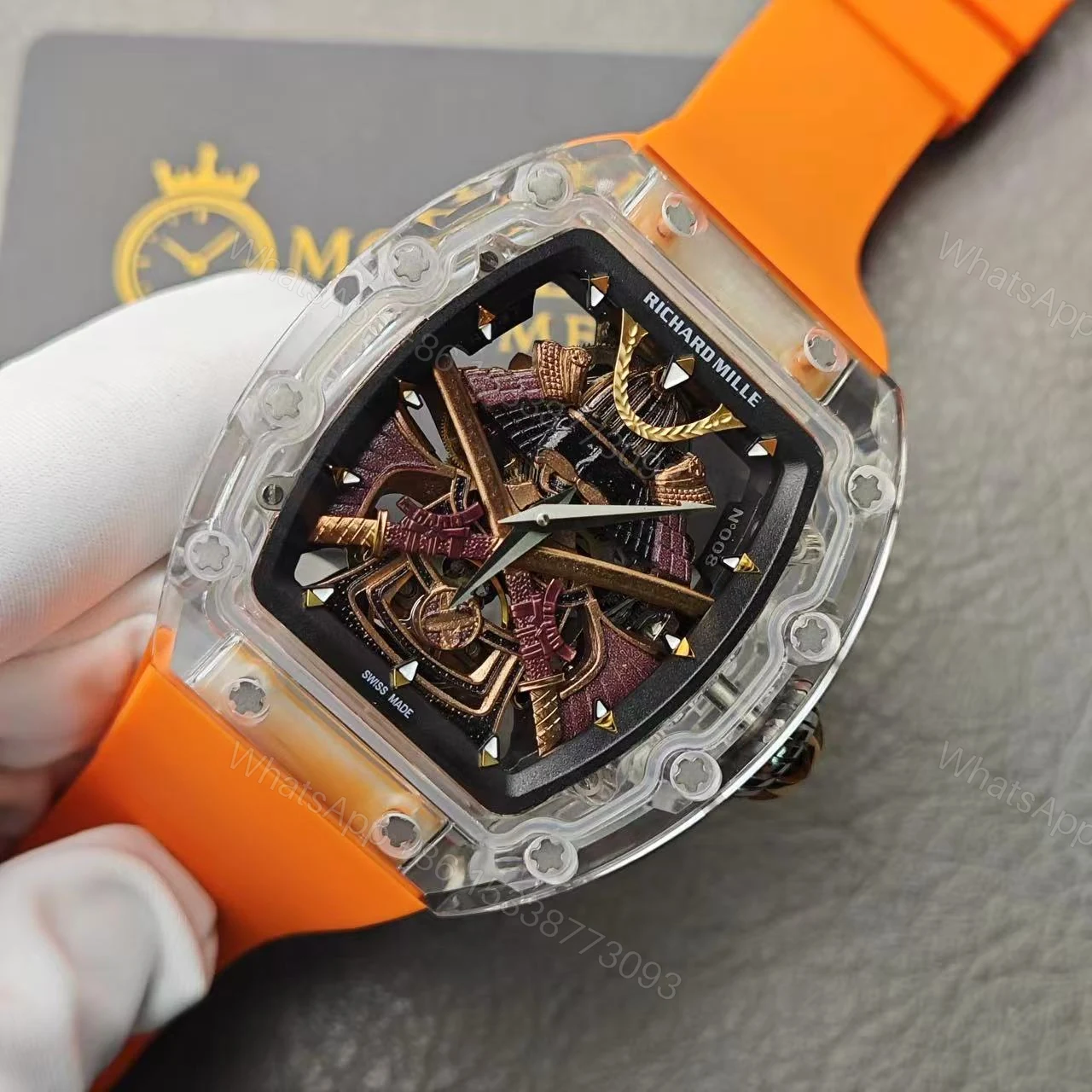 View 15 of Replica RM 047 New Samurai Armor Orange Strap