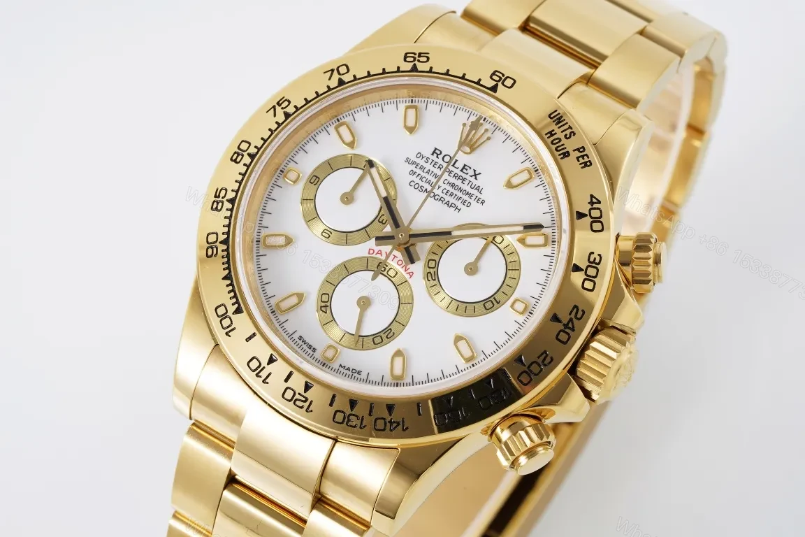 View 3 of GS Factory Clean Factory KING Rolex Daytona Gold 4130 Chronograph