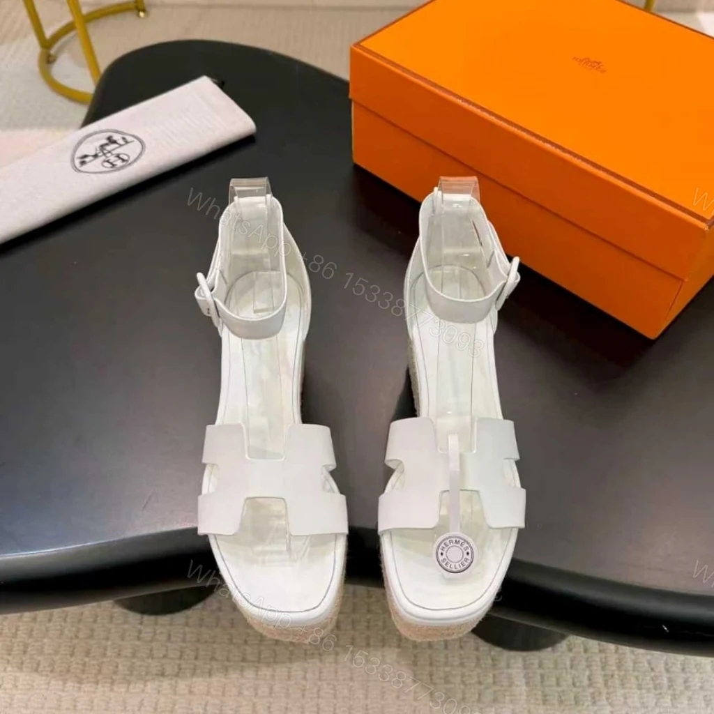View 3 of Hermes Elda Espadrille Blanc H231307Z 90370
