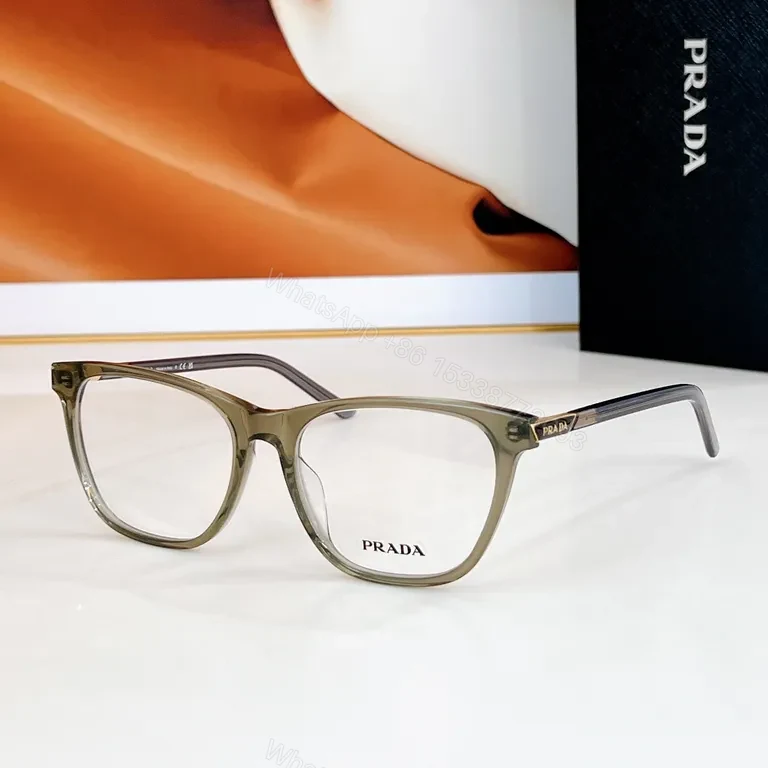 View 5 of Prada Black Acetate Cat-Eye Frames: Modern Luxe Comfort