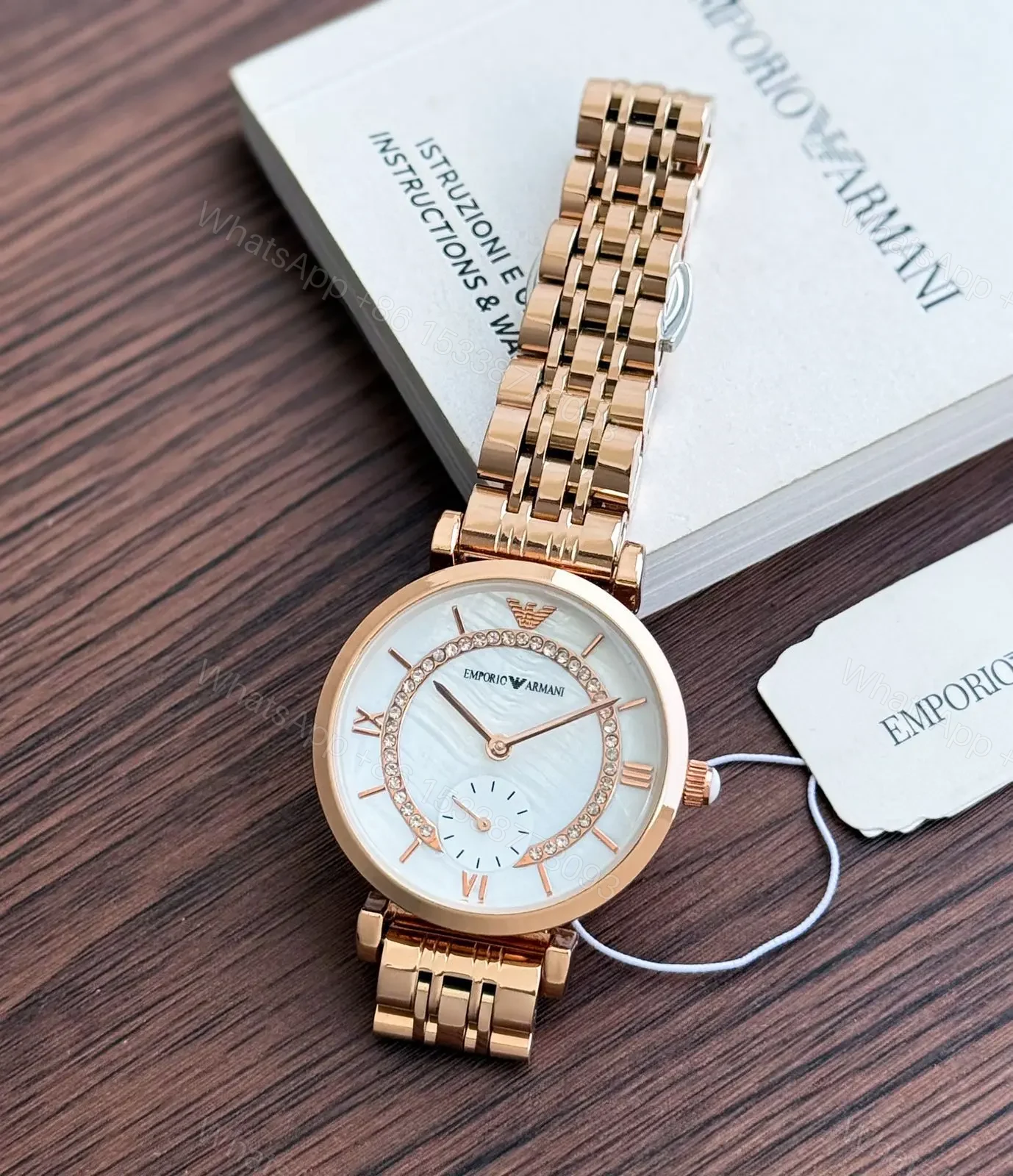 View 2 of Emporio Armani Rose Gold Dial