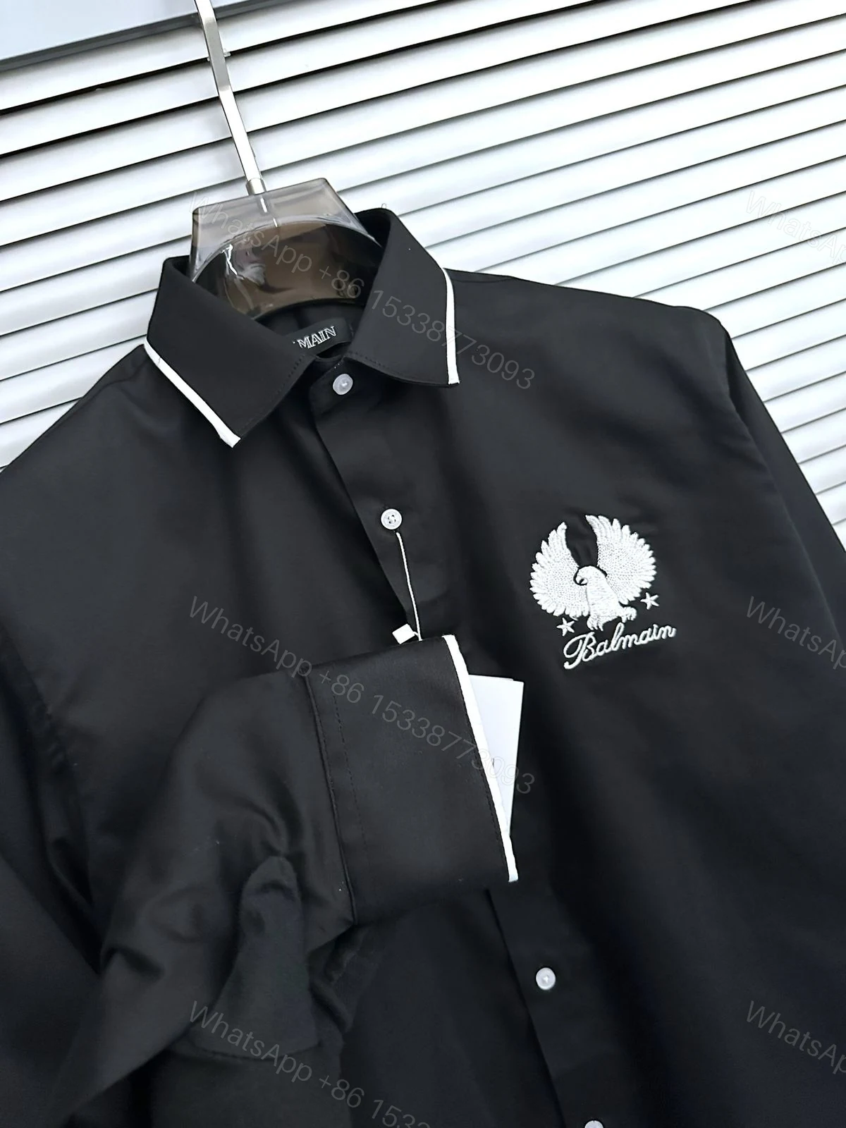 View 6 of FIRST COPY BALMAIN PARIS COTTON PREMIUM SHIRT