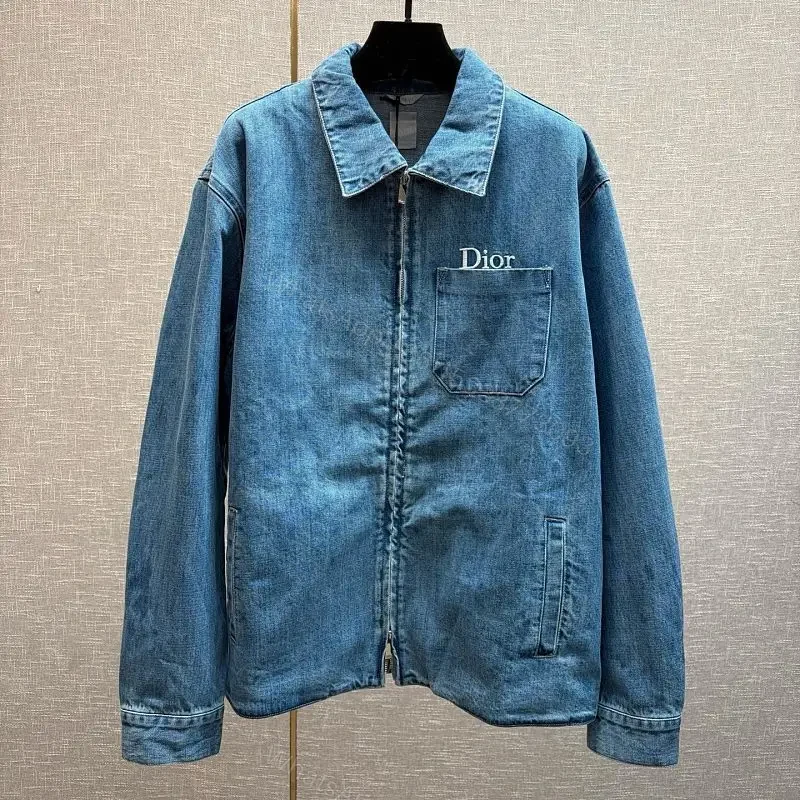 Denim Zip Jacket — Subtle Luxury, Modern Texture, Premium Comfort — view 1