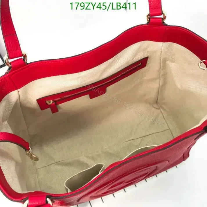 View 11 of Gucci Soho Brown Leather Shopping Bag Replica LB41126 – Premium 1:1