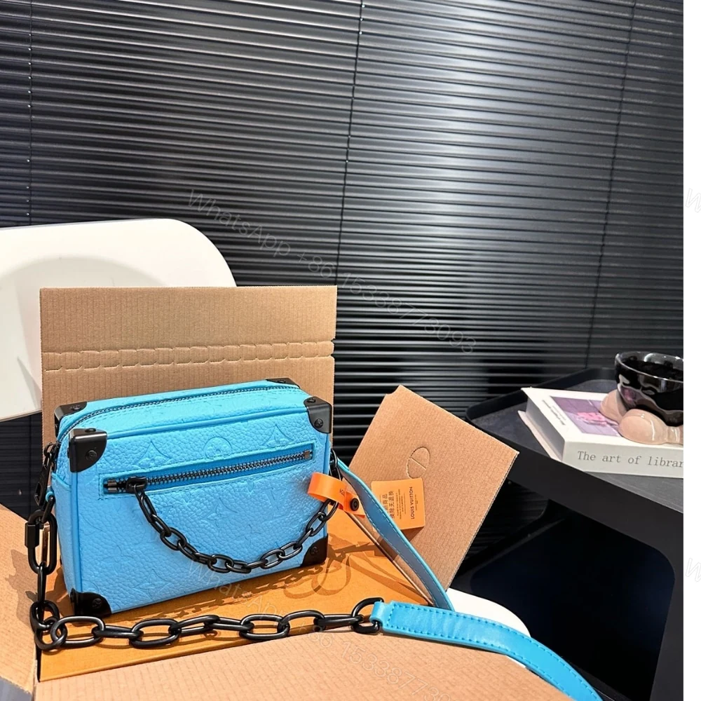 View 2 of Louis Vuitton Mini Soft Trunk Turquoise 18Cm M11673