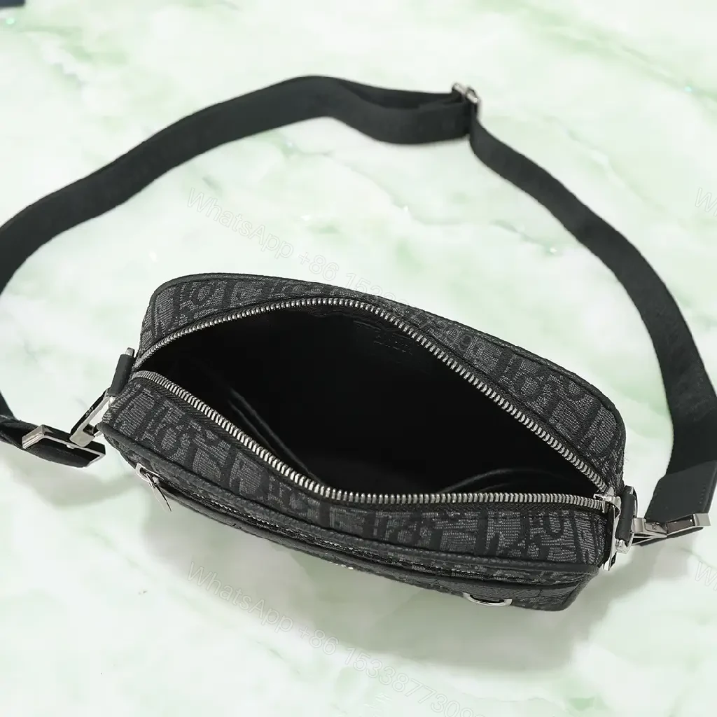 View 4 of Crossbody Black Monogram Mini Bag: Modern Luxury, Everyday Organizing