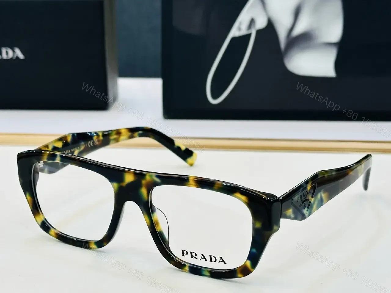 View 10 of Bold Black Acetate Glasses: Modern Luxe Eyewear