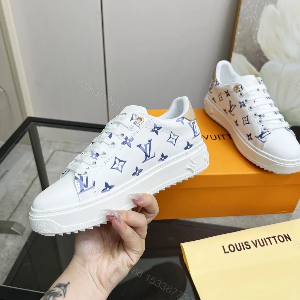 View 4 of Louis Vuitton Time Out Sneaker Blue 1AHOOF