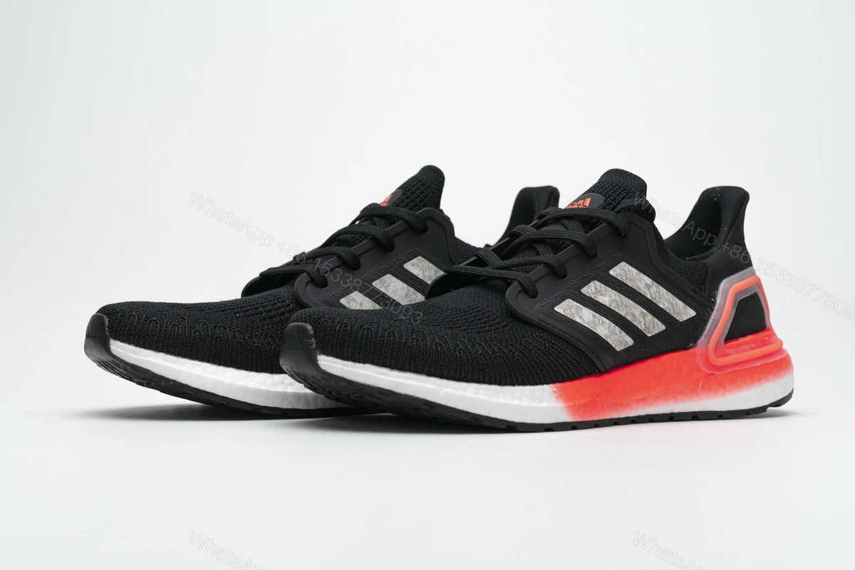 View 6 of Adidas Ultra Boost 20 Core Black Signal Coral EG0756