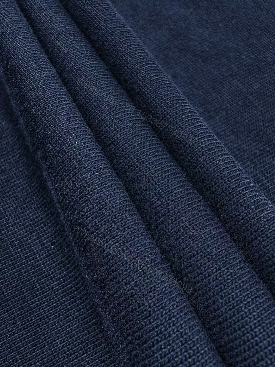 View 6 of Navy Cotton T-Shirt Casual Logo Tee Classic Fit Tee