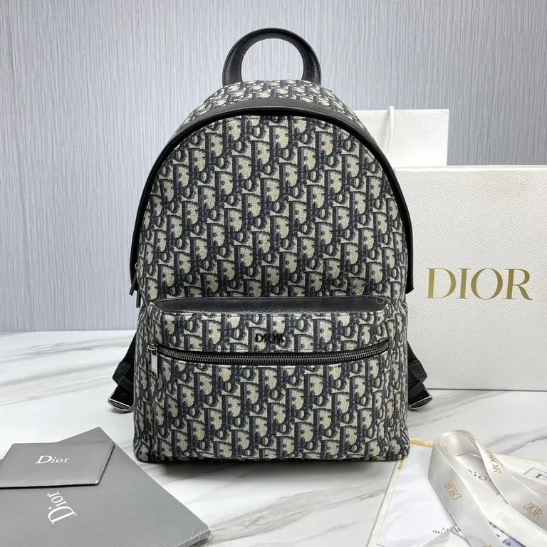 Monogram-Dior Mini Backpack: Subtle Luxury, Everyday Versatility — view 1
