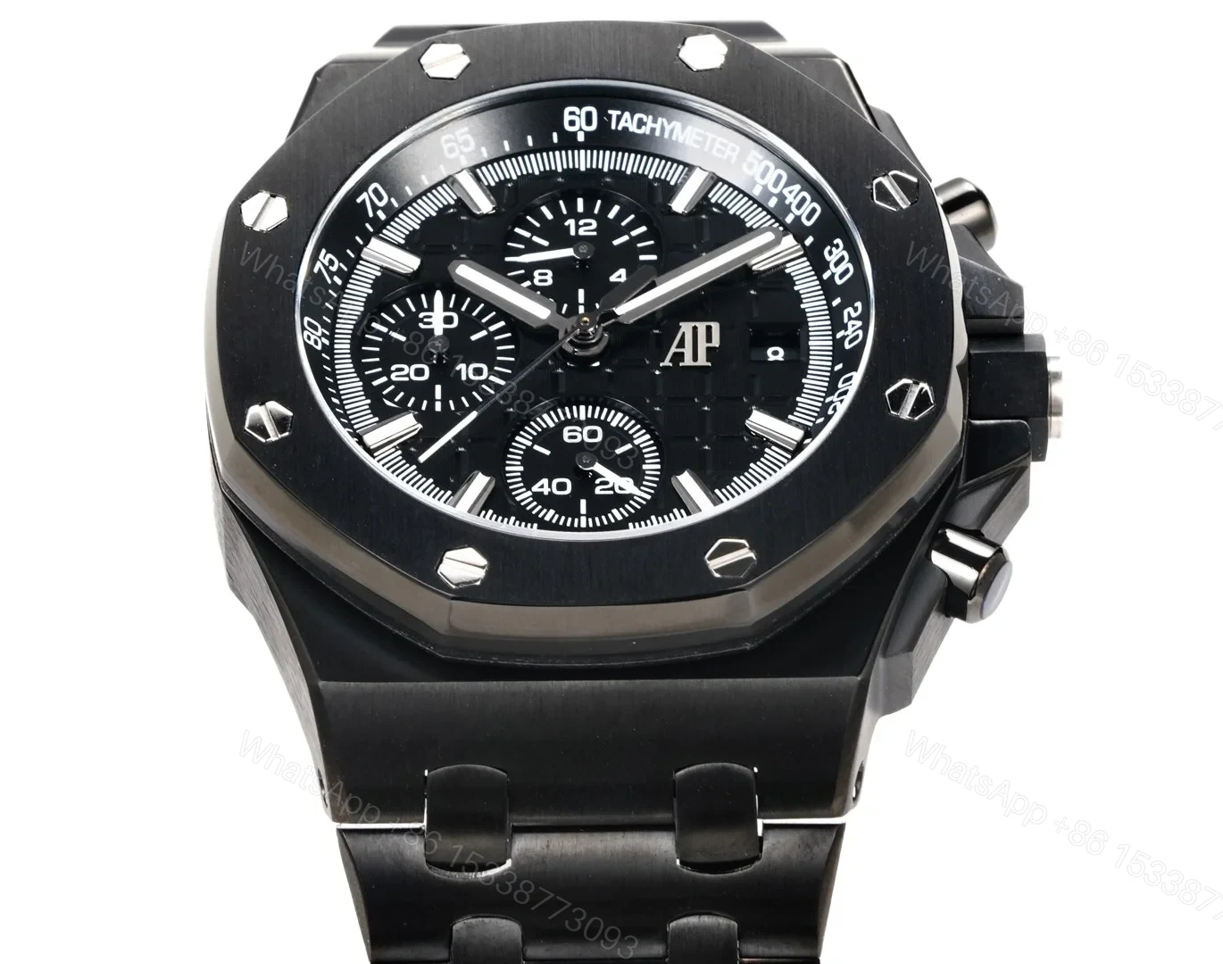 View 3 of Audemars Piguet Royal Oak Offshore Black Replica 42MM RG-AP-ROO-BLK-42
