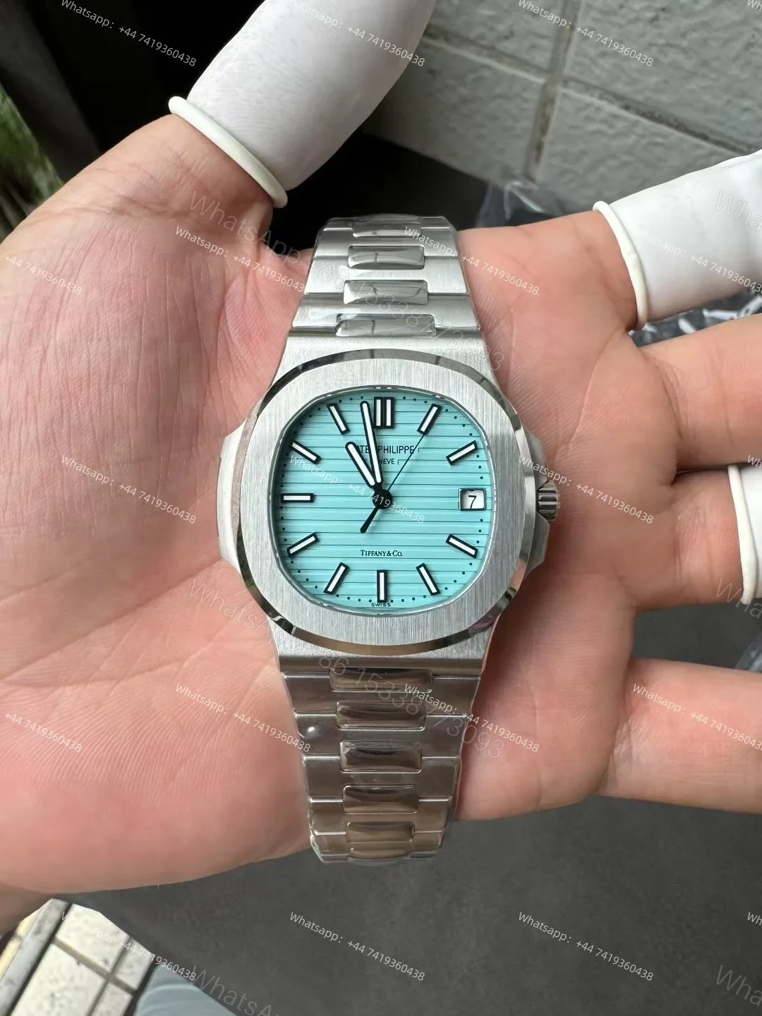 View 2 of Patek Philippe Super Clone Nautilus 5711 Tiffany Blue Dial 40MM