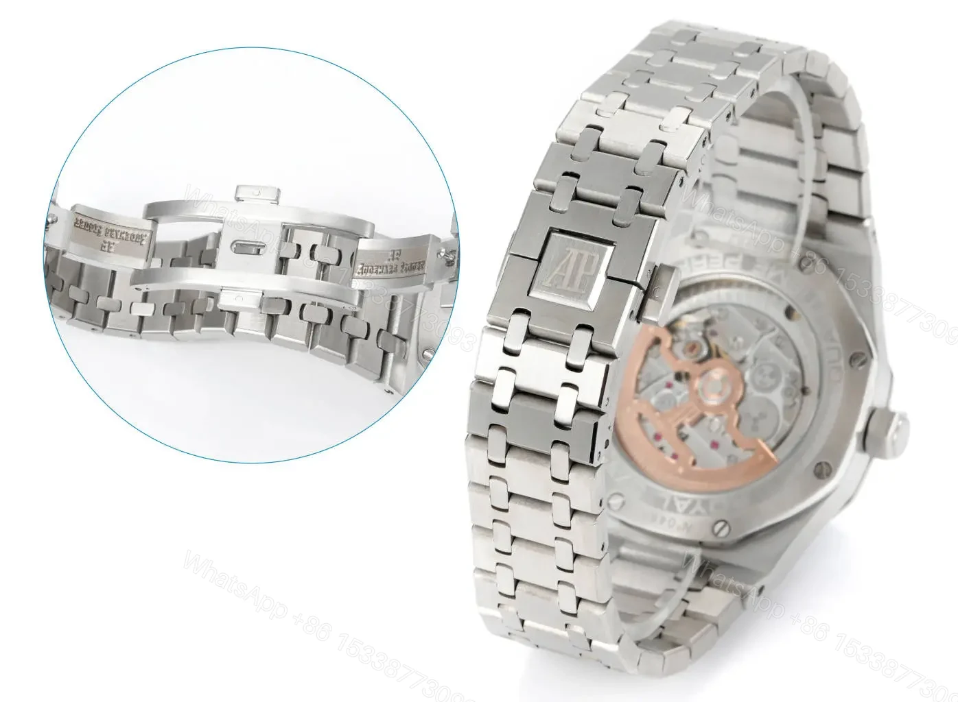 View 7 of OM Factory Audemars Piguell Royal Oak Blue Dial Stainless Steel Men’s Watch