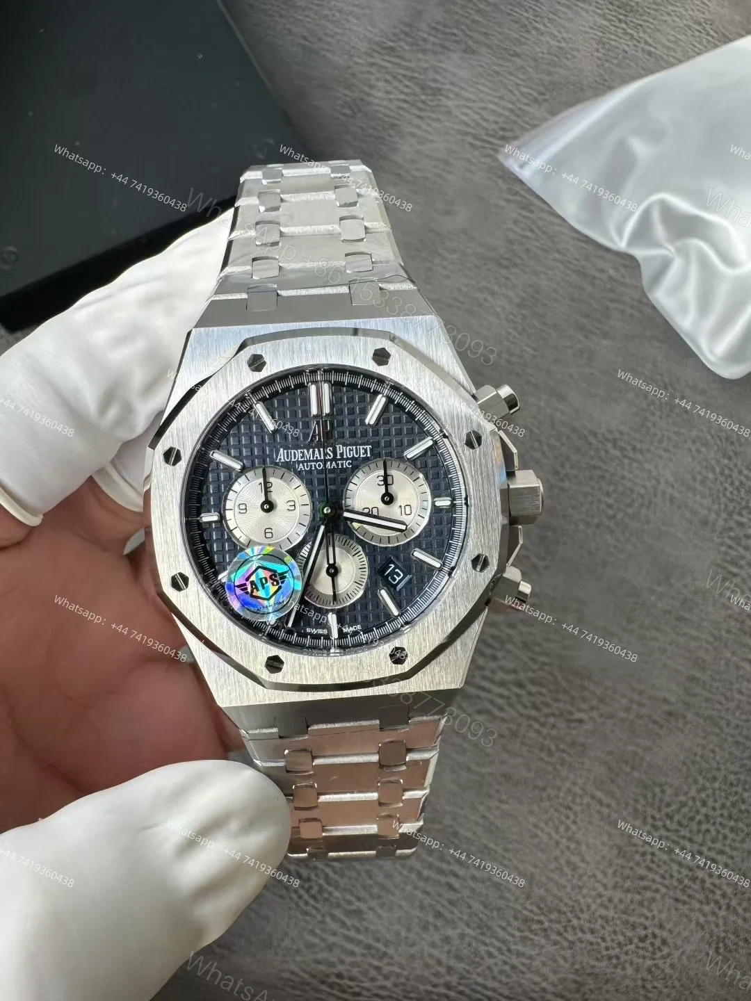 View 6 of Audemars Piguet Super Clone Royal Oak Blue Dial 26331ST Chronograph 41mm