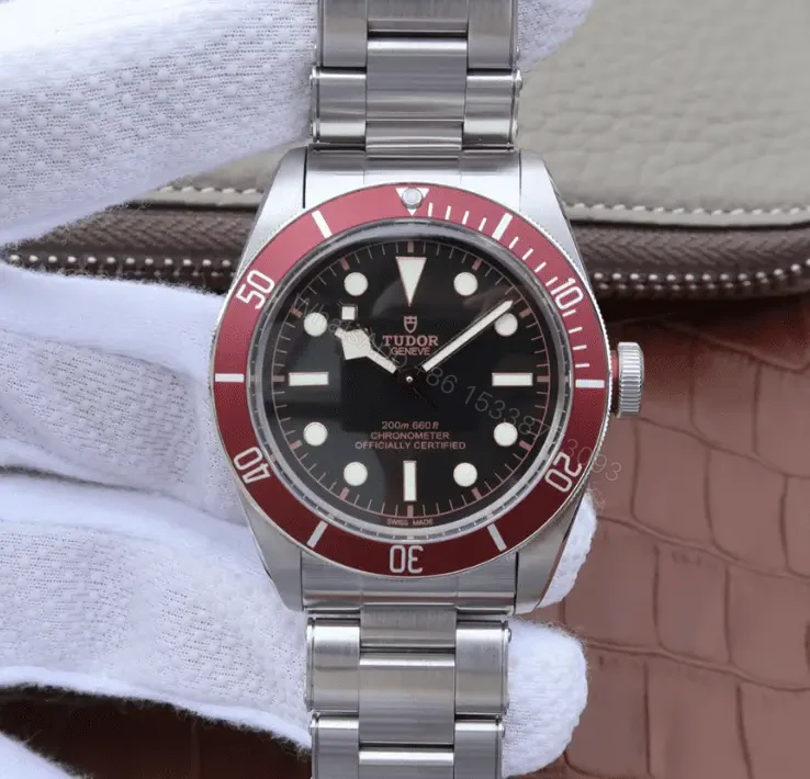 View 2 of Tudor Heritage Black Bay Replica Red Bezel M79230R-0012
