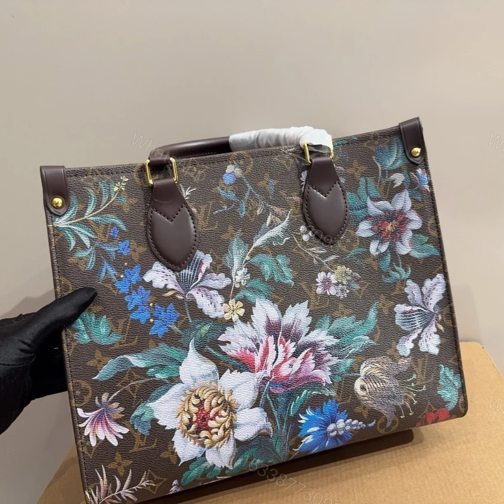 View 9 of Louis Vuitton Onthego MM Monogram Canvas Ebene 32cm