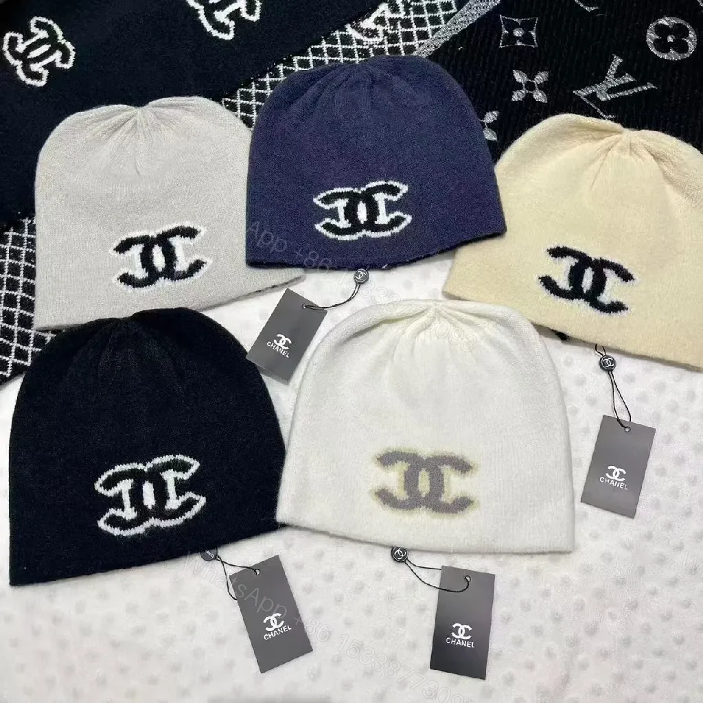View 5 of Black + Knit + Beanie + Subtle Logo + Beanie
