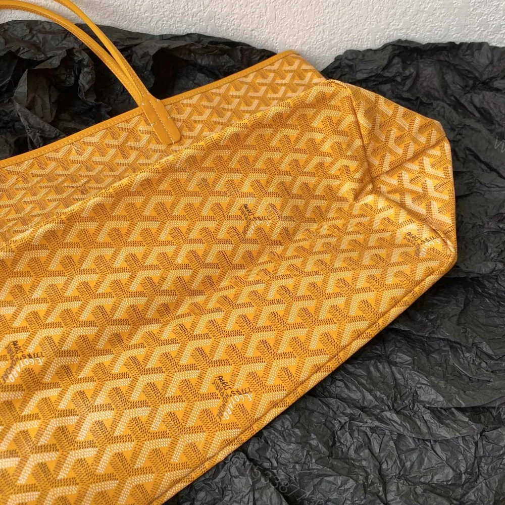 View 4 of 高仿Goyard*STLOUI2滿印Tote媽咪袋黃色大號免檢版