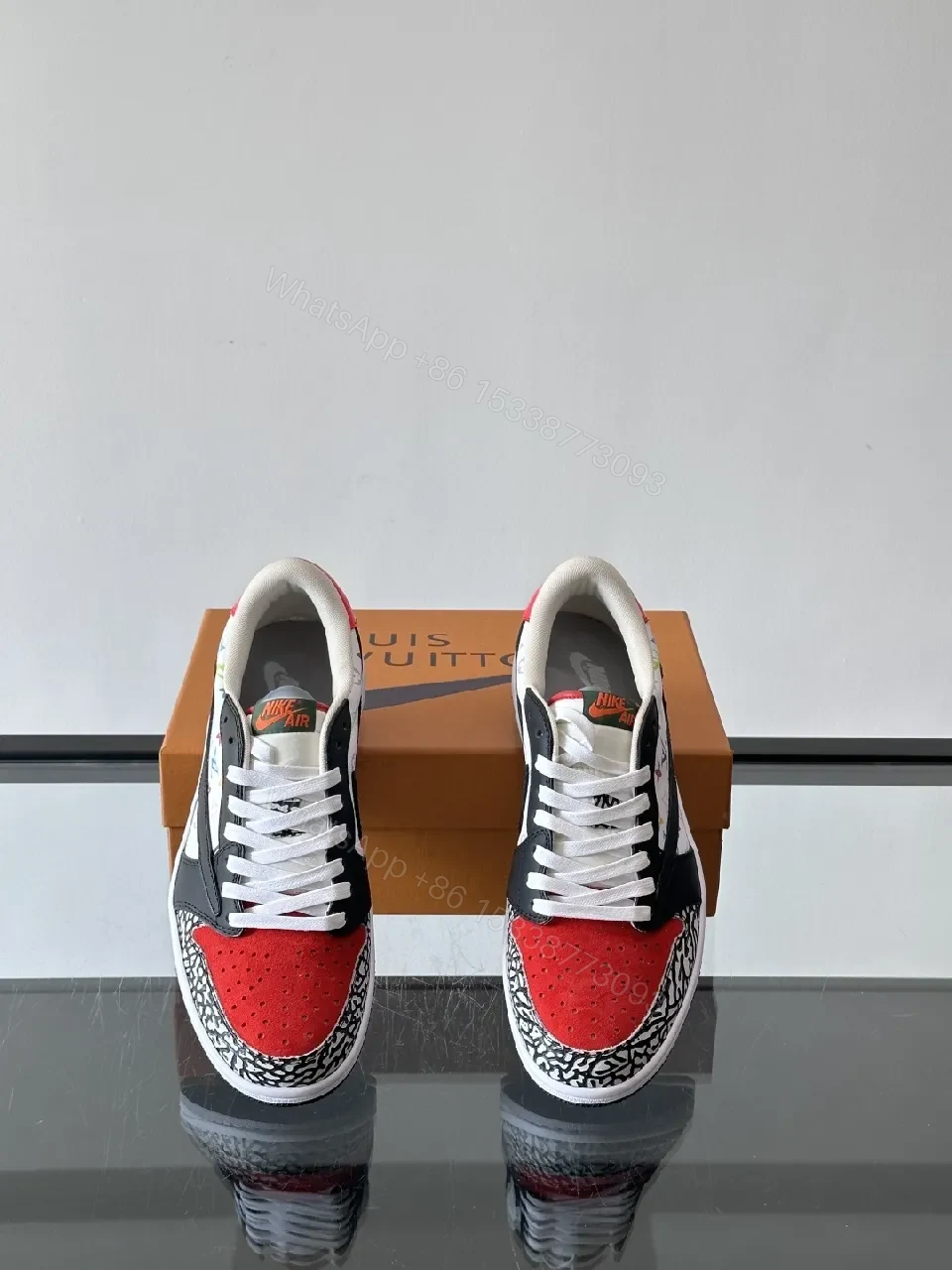 View 8 of Colorful Premium Detailing High-Top Sneakers