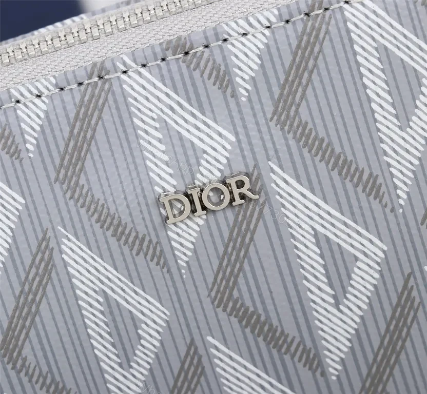 View 6 of Grey Dior Oblique Clutch â€“ Luxe Crossbody/Clutch Bag