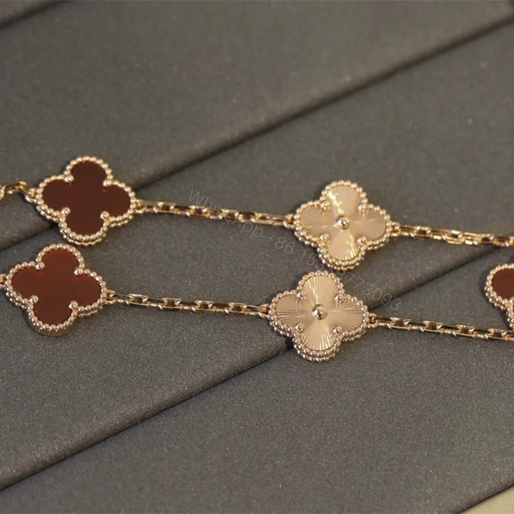 View 11 of 高仿首飾VanCleef&Arpels*RP7RP00玉髓五花手鏈
