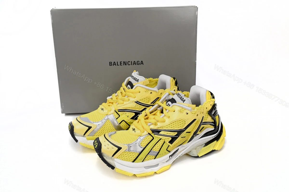 View 2 of Balenciaga Runner Black Yellow 677402 W2RD3 0510