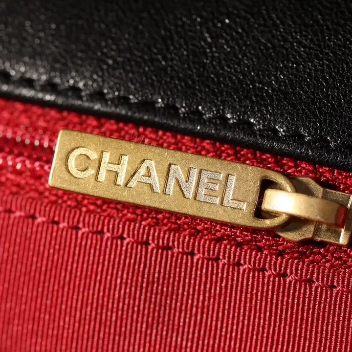 View 14 of 高仿Chanel*19Bag系列小羊皮口蓋包黑色XS免檢版