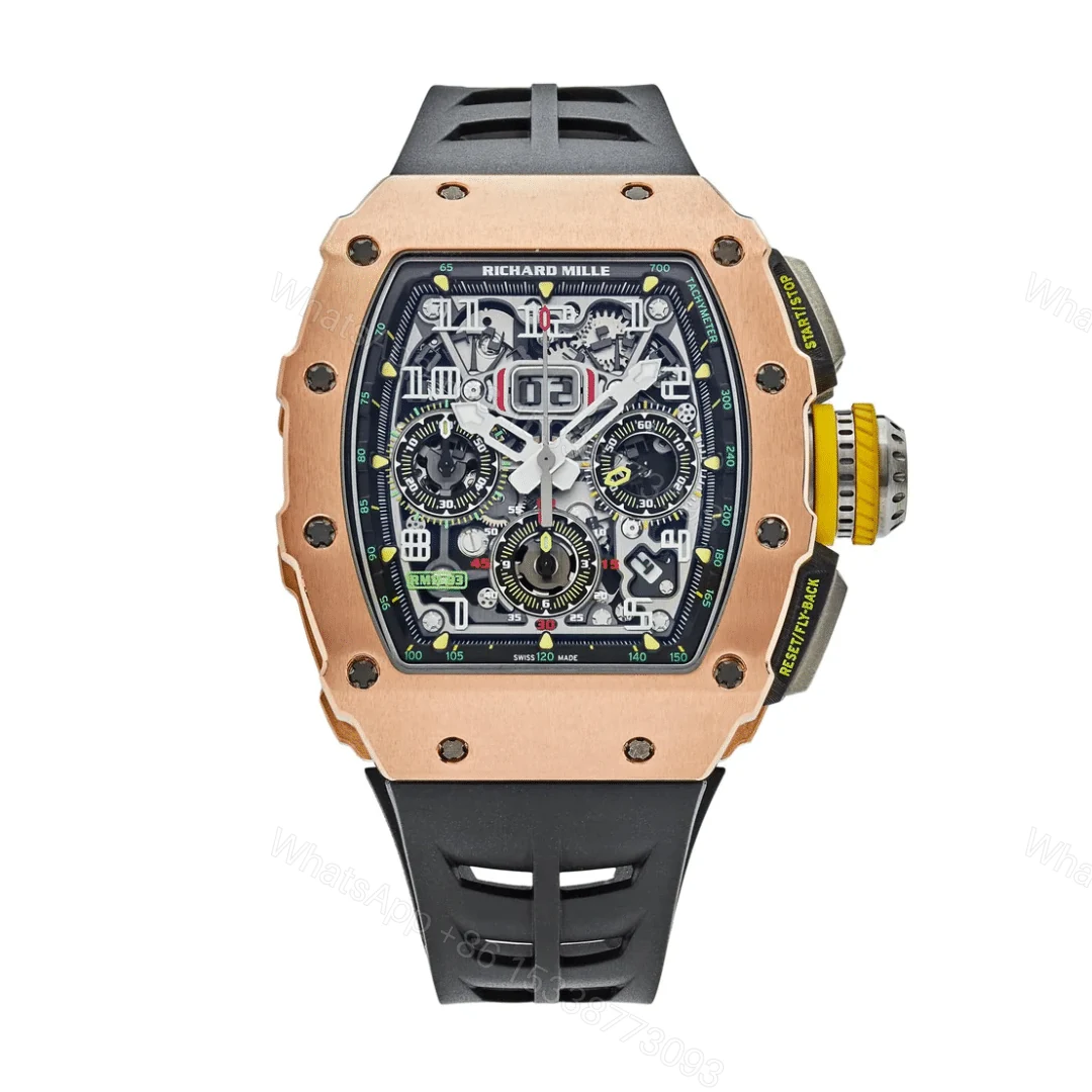 Richard Mille 11-03 Rose Gold Replica — view 1