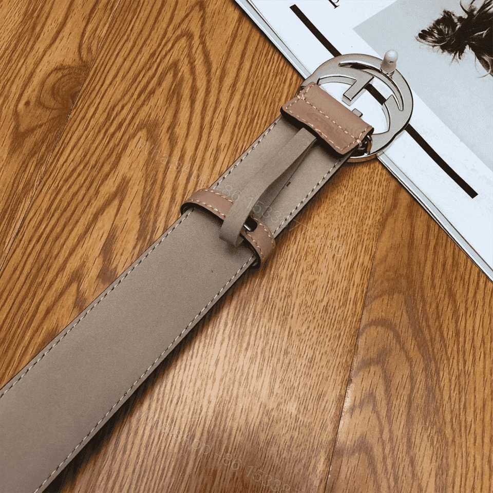 View 5 of GUCCI INTERLOCKING G-BUCKLE LEATHER BELT – B2