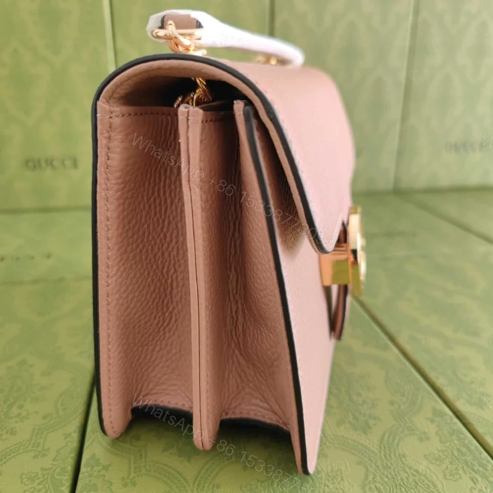 View 5 of Gucci GG Marmont Shoulder Bag Pink 20Cm