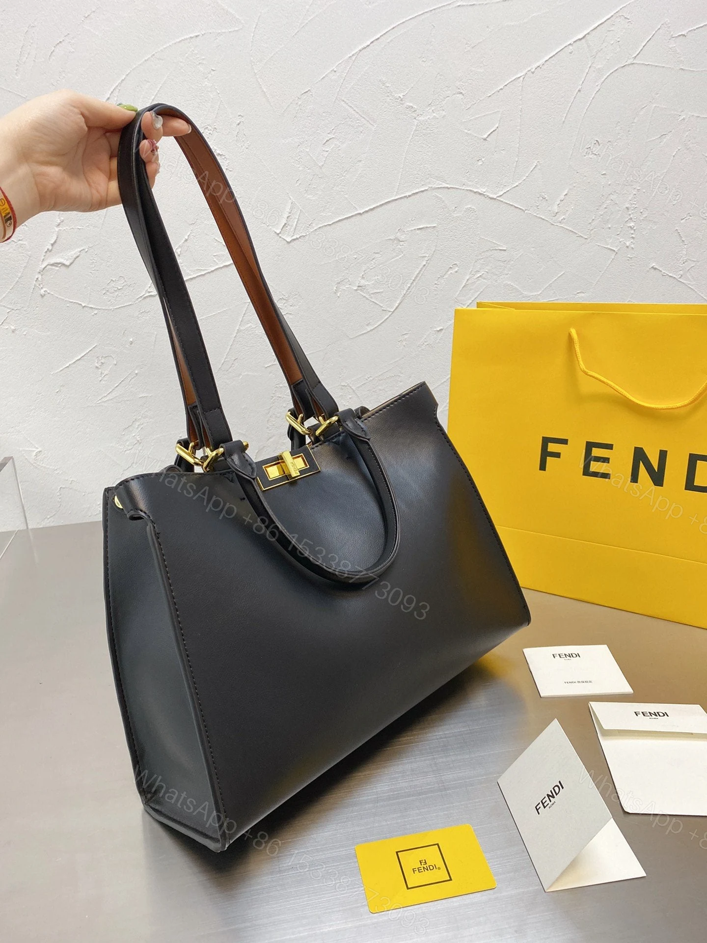 View 7 of Fendi Peekaboo X Tote