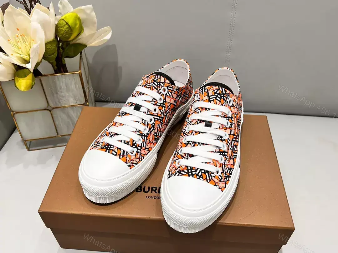 View 2 of BURBERRY CHECK COTTON SNEAKERS – BBR129