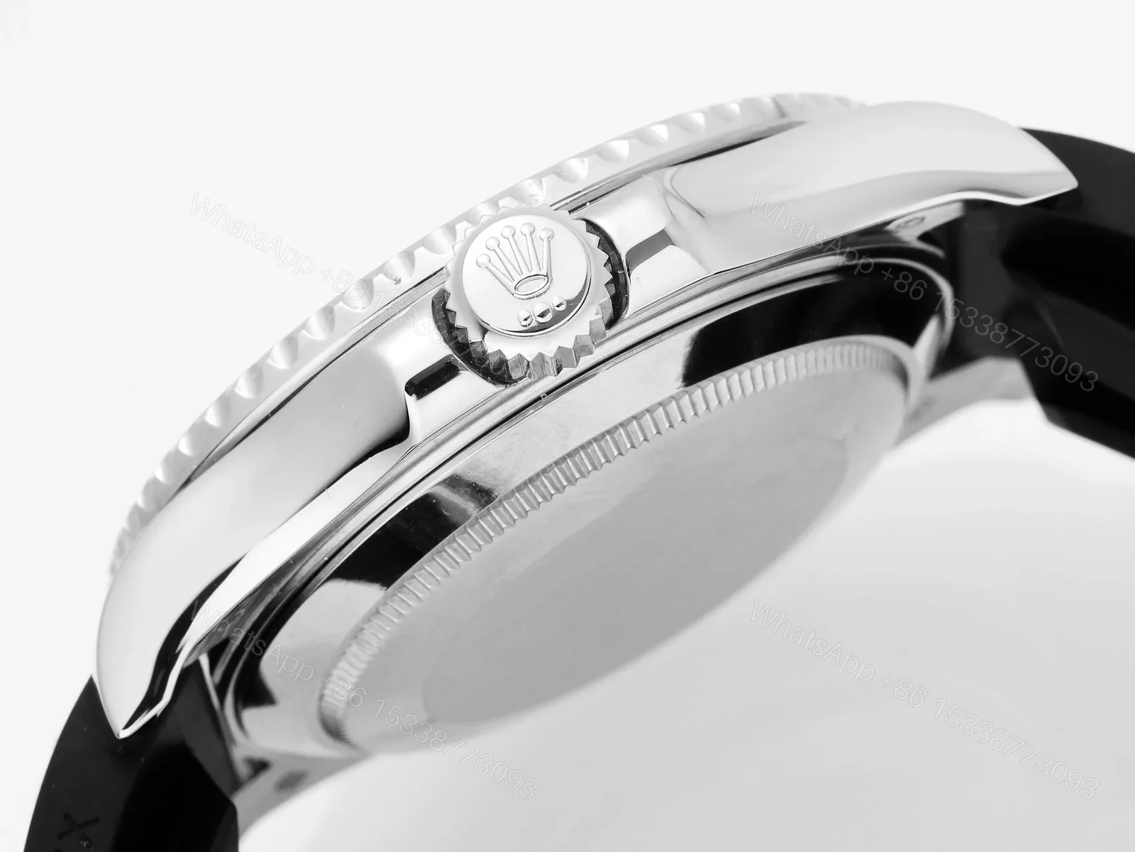 View 6 of WWF Factory Clean Factory Rolex Yacht-Master Black with Gem Bezel