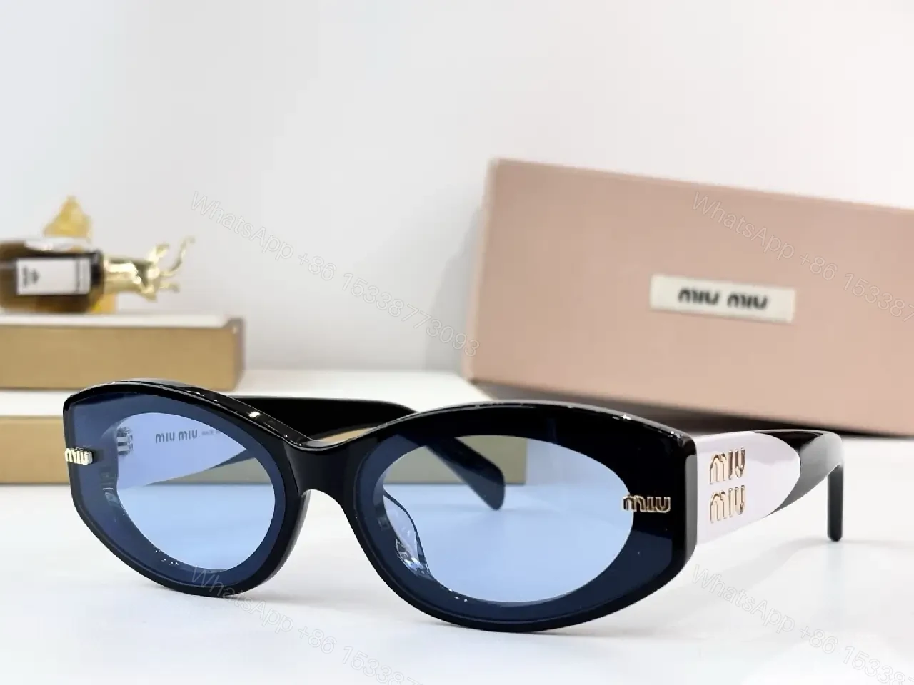 View 4 of Two-Tone Cat-Eye Sunglasses: Luxe Comfort