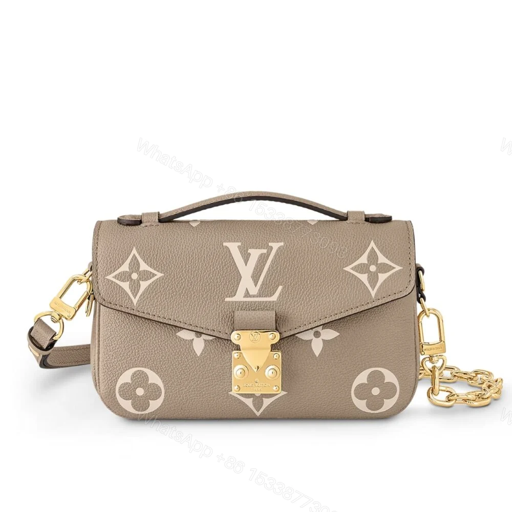 Louis Vuitton Pochette Métis East West Bag Gray Cream 21Cm M23081 — view 1