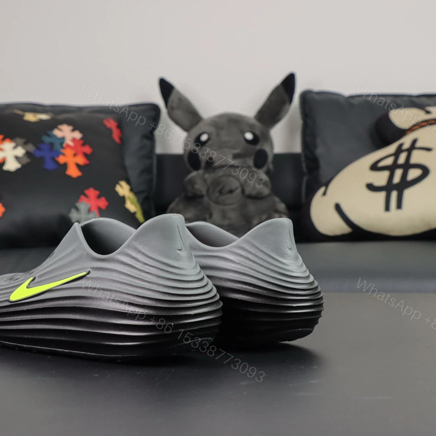 View 6 of Nike ReactX Rejuven8 Black Green