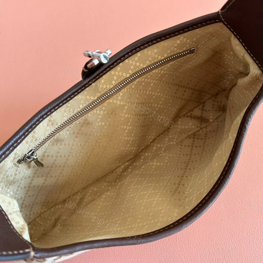 View 9 of GUCCI 25S JACKIE MONOGRAM 27 CM IN LIGHT BROWN CANVAS AND CALFSKIN