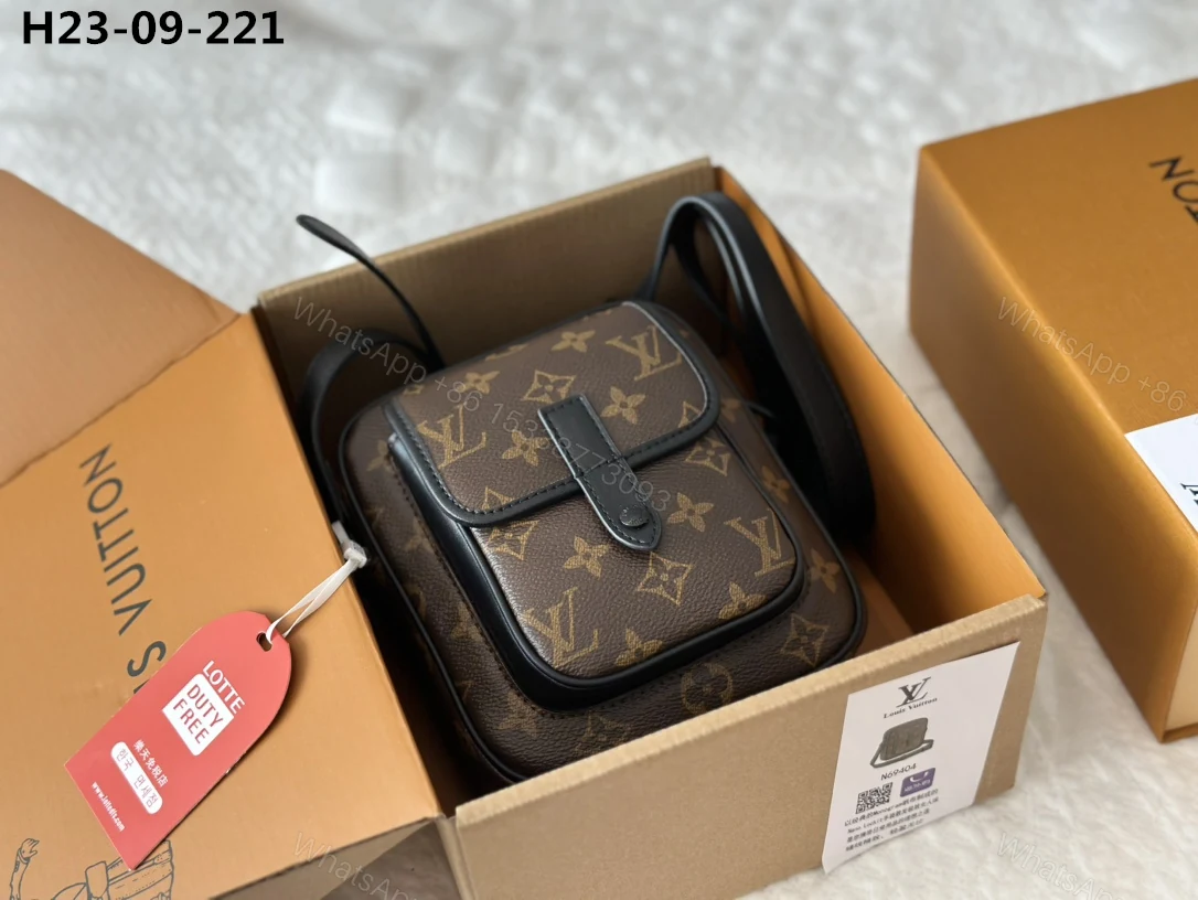 View 2 of LOUIS VUITTON CHRISTOPHER WEARABLE WALLET MONOGRAM BROWN 18CM M69404