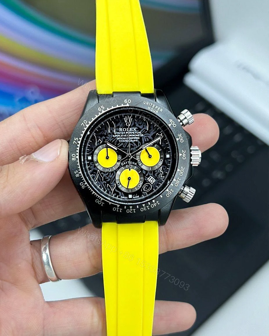 View 2 of Rolex Daytona DiW Edition Yellow 40mm Quartz