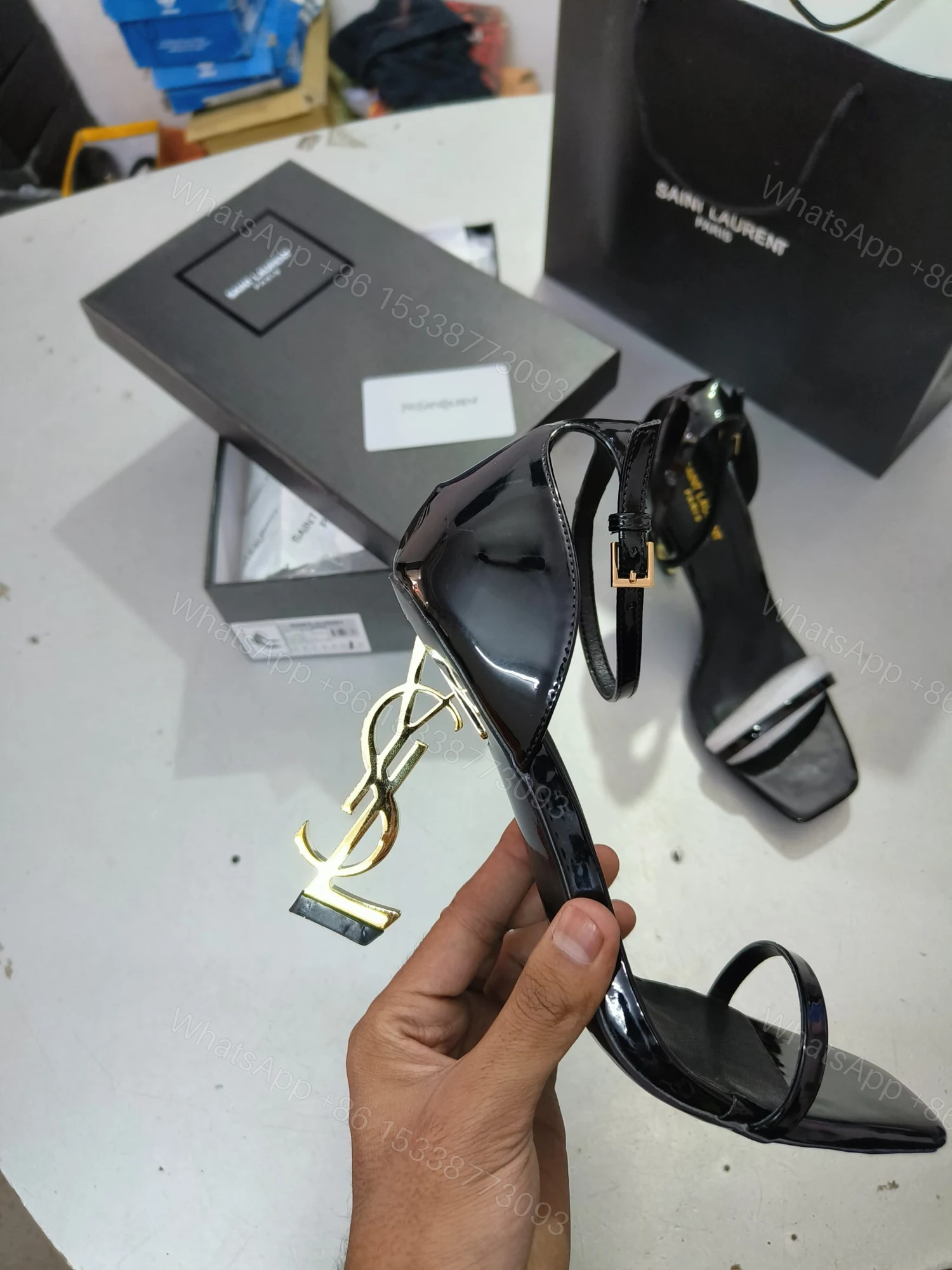 View 8 of BUY YSL TRENDY HIGH-HEEL STYLISH SANDALS FOR WOMEN