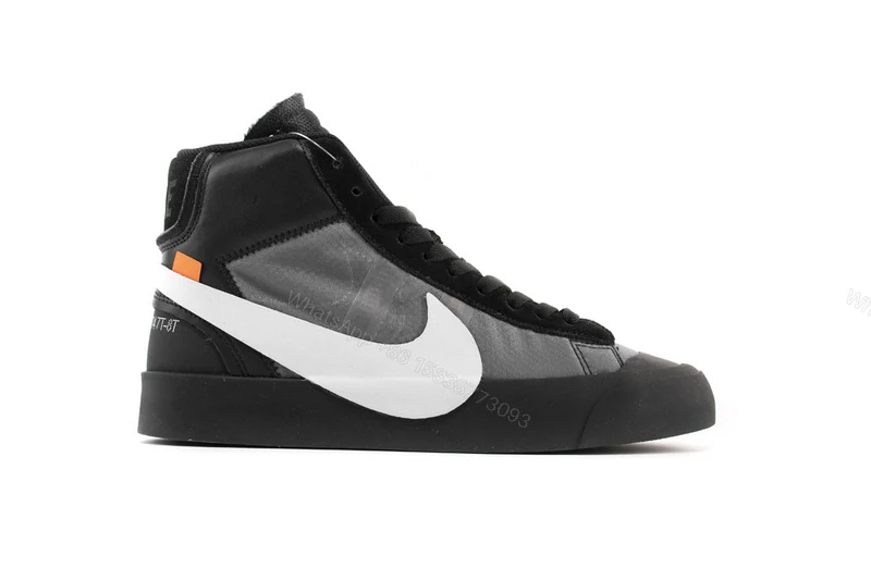 View 3 of Nike Blazer Mid Off-White Grim Reaper AA3832-001