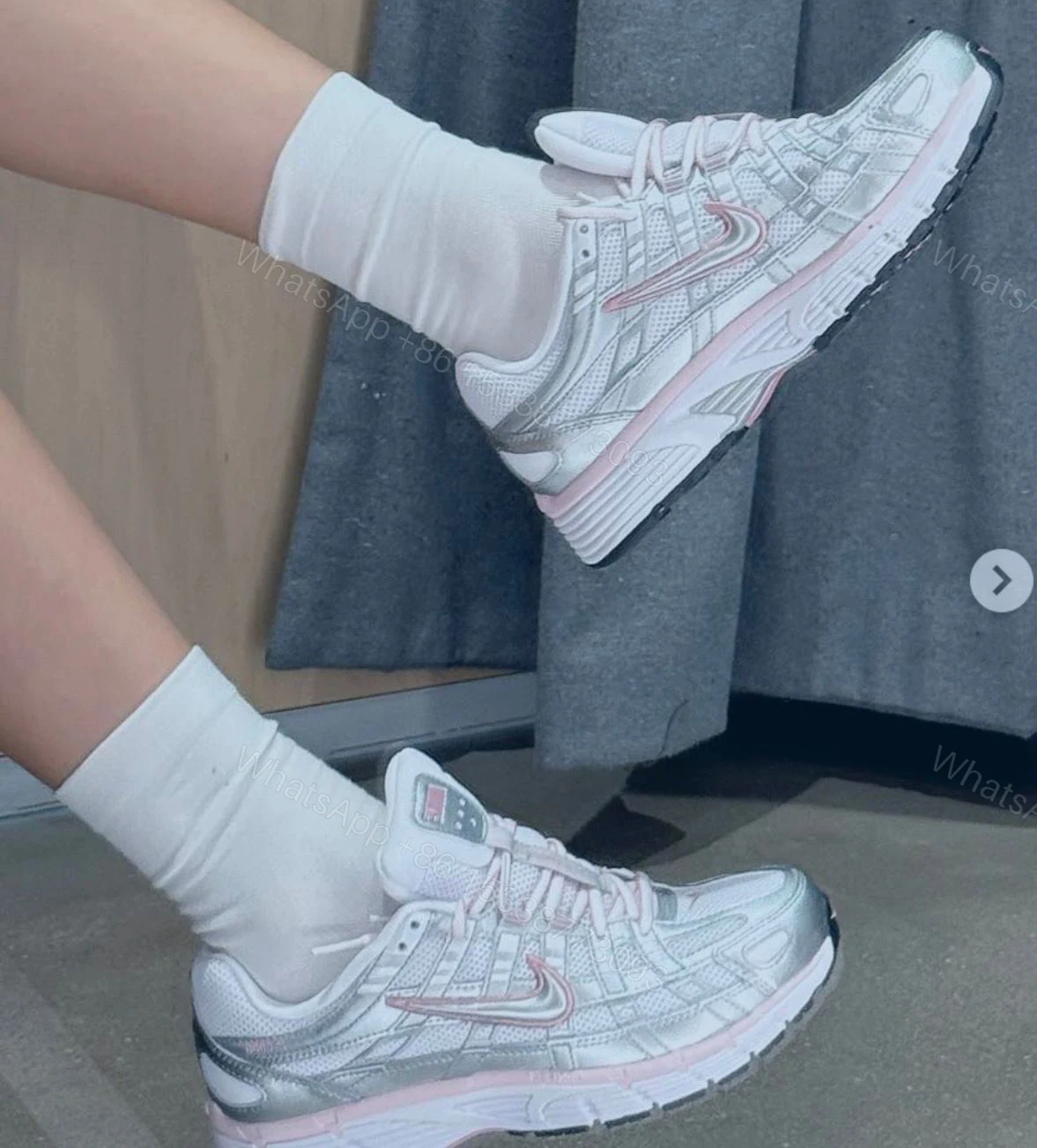 View 6 of Nike P-6000 Trainer First Copy Shoes Baby Pink | COD India