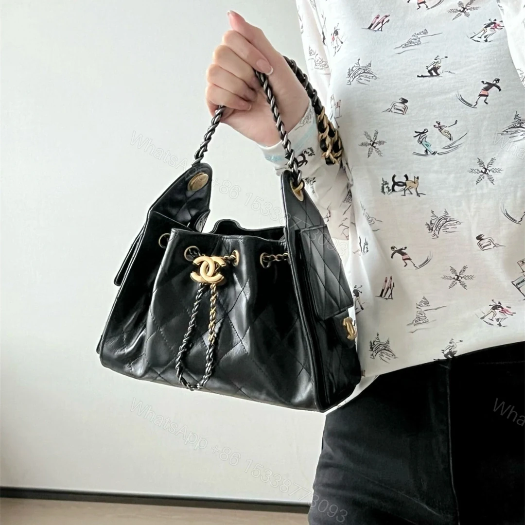 View 24 of 高仿Chanel*26C/25Bag系列AS5631鴛鴦皮穿鏈手袋Mini黑色免檢版