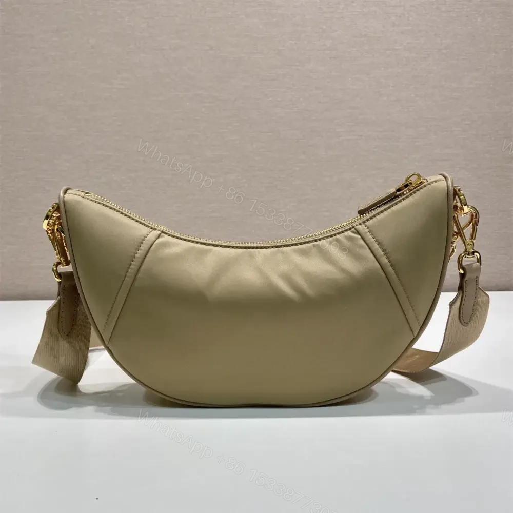 View 2 of 高仿Prada*RE-Nylon系列1BH222單肩半月包駝色免檢版