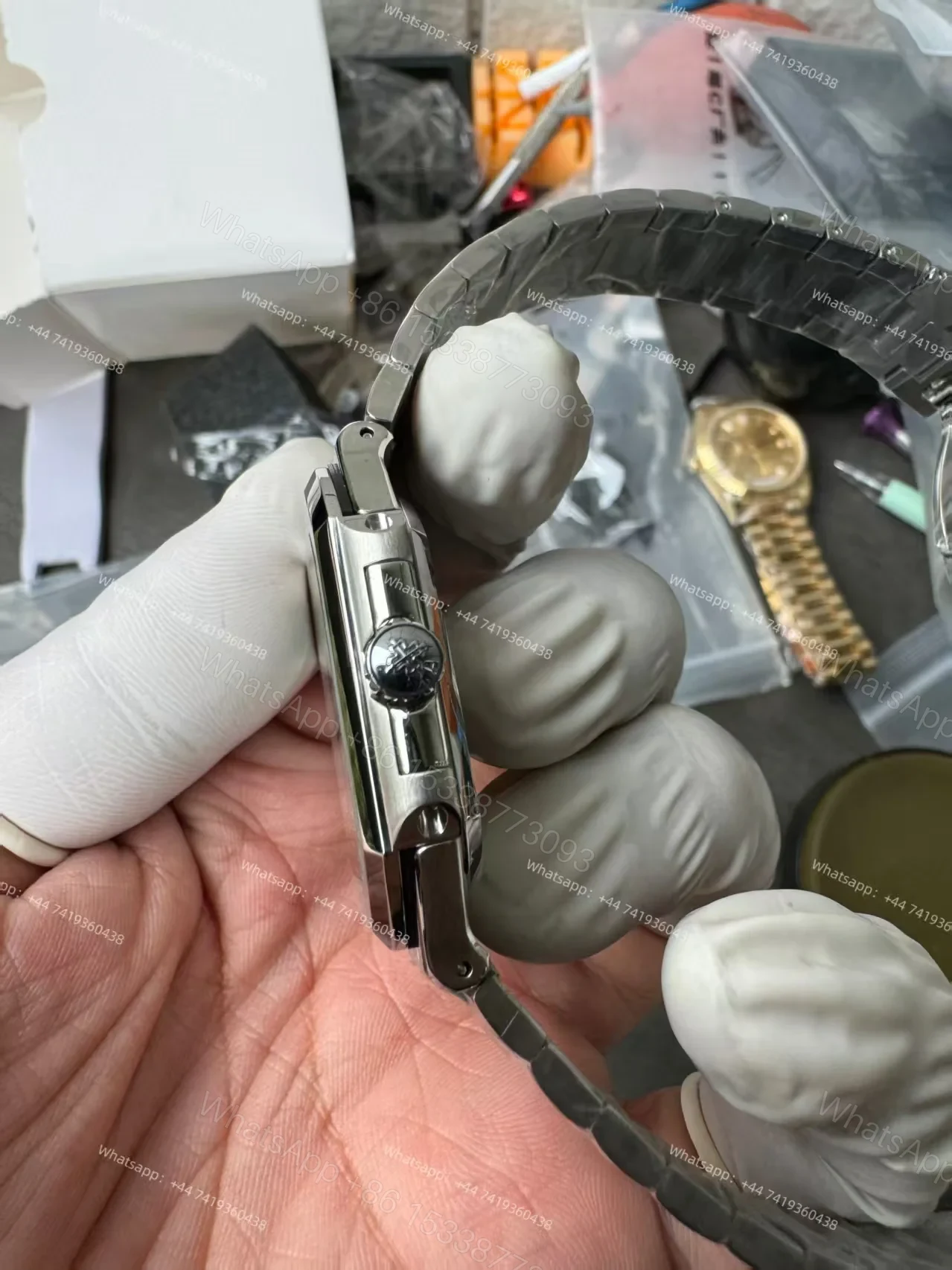 View 13 of Patek Philippe Super Clone Cubitus 5821/1A-001 Green Dial 45MM