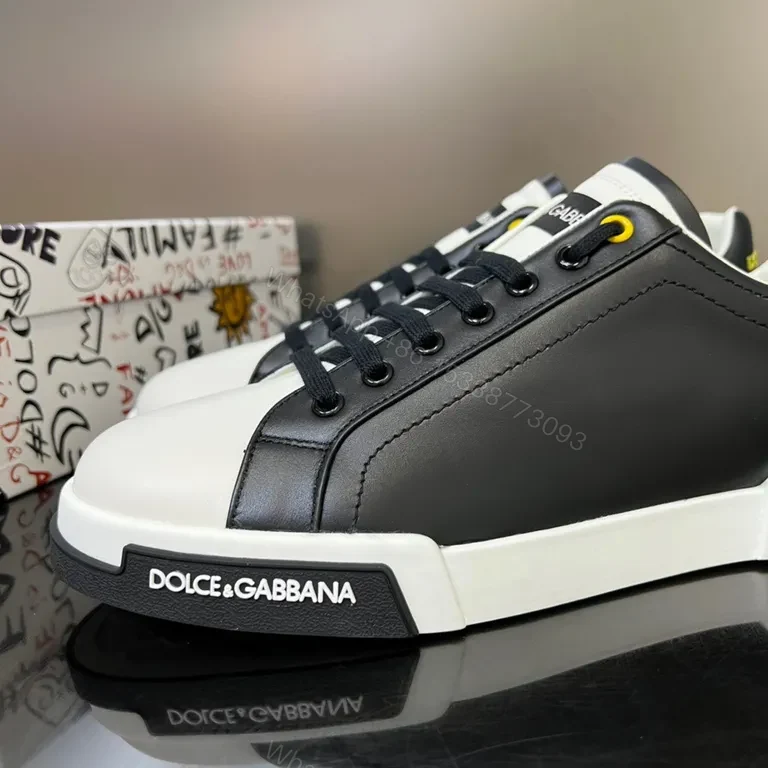 View 3 of Monochrome Edge Luxe Sneaker: Dolce & Gabbana Style, Everyday Comfort