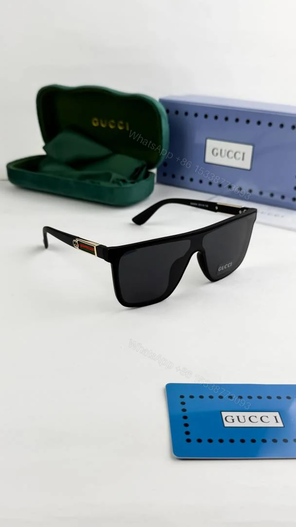 View 2 of First Copy Gucci Black 566 Sunglasses