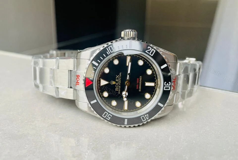 View 4 of GMF FACTORY 1:1 Rolex Submariner “Tempus Machine Red Depth 216A” 904L SS Black Dial A3130
