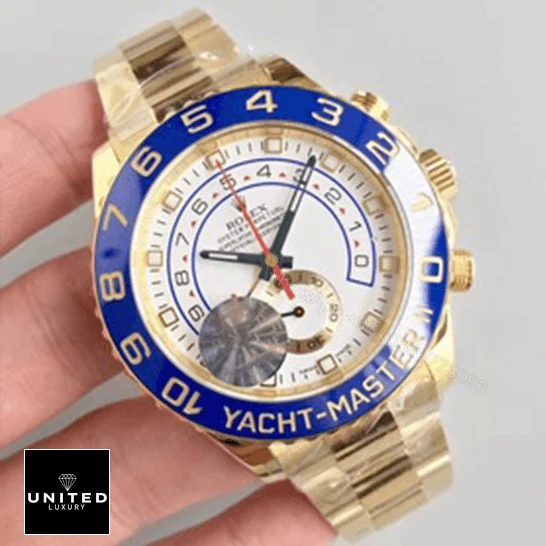 View 13 of Rolex Yacht-Master 116688 II Yellow Gold Automatic Dial Oyster Replica